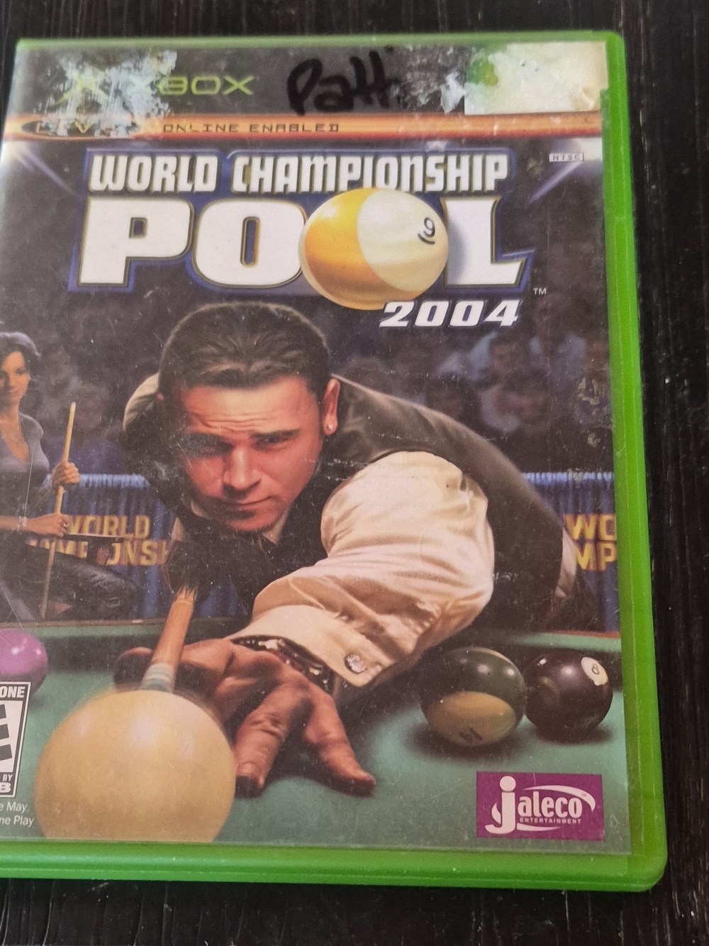 Jaleco World Championship Pool 2004 Xbox Game - Green Case